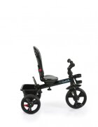 Byox Tricicleta pentru copii Quick Gri cu roti EVA si sezut reversibil spatar inaltpliabil sistem roata libera maner cu control al directiei suport pentru picioare si frana pe rotile din spate
