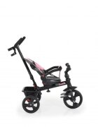 Byox Tricicleta pentru copii Quick Pink cu roti EVA sezut reversibil suport pentru picioare frana pe rotile din spate si maner cu control al directiei