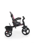 Byox Tricicleta pentru copii Quick Pink cu roti EVA sezut reversibil suport pentru picioare frana pe rotile din spate si maner cu control al directiei