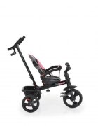 Byox Tricicleta pentru copii Quick Pink cu roti EVA sezut reversibil suport pentru picioare frana pe rotile din spate si maner cu control al directiei