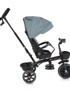 Byox Tricicleta pentru copii Summer Blue cu roti Eva maner parental detasabil scaun rotativ spatar reglabil si suport picioare