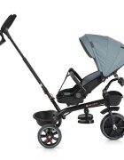 Byox Tricicleta pentru copii Summer Blue cu roti Eva maner parental detasabil scaun rotativ spatar reglabil si suport picioare