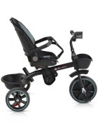 Byox Tricicleta pentru copii Summer Blue cu roti Eva maner parental detasabil scaun rotativ spatar reglabil si suport picioare