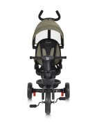Byox Tricicleta pentru copii Summer Green cu roti Eva maner parental detasabil scaun rotativ spatar reglabil si suport picioare