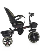 Byox Tricicleta pentru copii Summer Green cu roti Eva maner parental detasabil scaun rotativ spatar reglabil si suport picioare