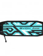 Byox Trotineta cu cadru din aluminiu3 nivele de reglare a inaltimiiroti PUsuspensiifrana de mana pe discde la 10 ani pana la 100kg Plexus Limited Edition turqouize cu suport sticla si centura transport incluse