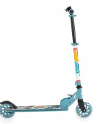 Byox Trotineta din aluminiu Miracle Blue pliabila inaltime reglabila roti Led sonerie greutate admisa 50 kg