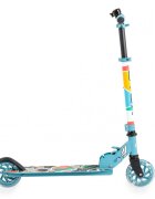 Byox Trotineta din aluminiu Miracle Blue pliabila inaltime reglabila roti Led sonerie greutate admisa 50 kg