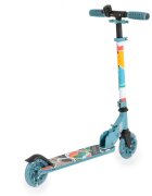 Byox Trotineta din aluminiu Miracle Blue pliabila inaltime reglabila roti Led sonerie greutate admisa 50 kg