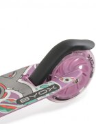 Byox Trotineta din aluminiu Miracle Pink pliabila inaltime reglabila roti Led sonerie greutate admisa 50 kg