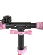 Byox Trotineta din aluminiu Miracle Pink pliabila inaltime reglabila roti Led sonerie greutate admisa 50 kg