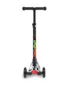 Byox Trotineta intuitiva cu inaltime ghidon reglabilacadru din aluminiuroti din PU cu luminilumin frontalede la 3 ani si pana la 40kg Rapture Black