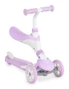 Byox Trotineta multifunctionala pentru copii evolutiva 3in1 cu scaunelmaner parentalinaltime ghidon reglabila de la 12 luni Tristar Mov