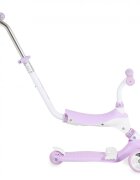 Byox Trotineta multifunctionala pentru copii evolutiva 3in1 cu scaunelmaner parentalinaltime ghidon reglabila de la 12 luni Tristar Mov