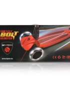 Byox Trotineta pentru copii Bolt Albastru pliabilacadru din aluminiuinaltime ghidon reglabila pe 3niveleroti PU si baza cu lumini LED de la 3ani si pana la 50kg