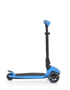 Byox Trotineta pentru copii Bolt Albastru pliabilacadru din aluminiuinaltime ghidon reglabila pe 3niveleroti PU si baza cu lumini LED de la 3ani si pana la 50kg