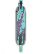 Byox Trotineta pliabila cu cadru din aluminiughidon reglabil Storm Turquoise recomandata de la 5 ani si pana la maxim 100kg