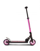 Byox Trotineta pliabila cu cadru din aluminiughidon reglabilplatforma antialunecareroti PUde la 6 ani si pana la 100kg Pink