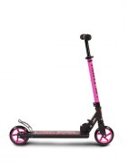 Byox Trotineta pliabila cu cadru din aluminiughidon reglabilplatforma antialunecareroti PUde la 6 ani si pana la 100kg Pink