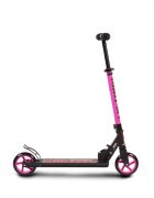 Byox Trotineta pliabila cu cadru din aluminiughidon reglabilplatforma antialunecareroti PUde la 6 ani si pana la 100kg Pink