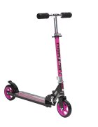 Byox Trotineta pliabila cu cadru din aluminiughidon reglabilplatforma antialunecareroti PUde la 6 ani si pana la 100kg Pink