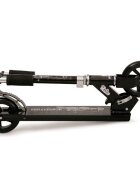 Byox Trotineta pliabila cu cadru din aluminiughidon reglabilplatforma antialunecareroti PUde la 6 ani si pana la 100kg Rendevous Black