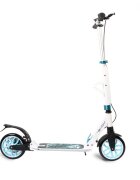 Byox Trotineta pliabila cu suspensiifrana de mana pe discinaltime ghidon reglabilacricsuport sticla si centura transport incluse Fiore Blue