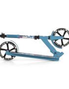 Byox Trotineta pliabila pentru copii de la 6anicu ghidon din aluminiuroti ABEC-7 din PU cu lumini LEDinaltime ghidon ajustabilafrana de picior si cric Monster Blue