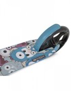 Byox Trotineta pliabila pentru copii de la 6anicu ghidon din aluminiuroti ABEC-7 din PU cu lumini LEDinaltime ghidon ajustabilafrana de picior si cric Monster Blue