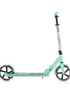 Byox Trotineta pliabila pentru copii de la 6anicu ghidon din aluminiuroti ABEC-7 din PU cu lumini LEDinaltime ghidon ajustabilafrana de picior si cric Monster Green