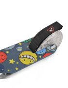 Byox Trotineta pliabila pentru copii Snazzy Gri de la 8 aniCadru din aluminiuAmortizor frontalRoti ABEC-7 din PU cu lumini LEDInaltime ghidon ajustabila 75-89 cmBaza antialunecareFrana de mana si cric inclus
