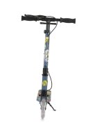 Byox Trotineta pliabila pentru copii Snazzy Gri de la 8 aniCadru din aluminiuAmortizor frontalRoti ABEC-7 din PU cu lumini LEDInaltime ghidon ajustabila 75-89 cmBaza antialunecareFrana de mana si cric inclus