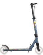 Byox Trotineta pliabila pentru copii Snazzy Gri de la 8 aniCadru din aluminiuAmortizor frontalRoti ABEC-7 din PU cu lumini LEDInaltime ghidon ajustabila 75-89 cmBaza antialunecareFrana de mana si cric inclus