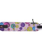 Byox Trotineta pliabila pentru copii Snazzy Mov de la 8 aniCadru din aluminiuAmortizor frontalRoti ABEC-7 din PU cu lumini LEDInaltime ghidon ajustabila 75-89 cmBaza antialunecareFrana de mana si cric inclus