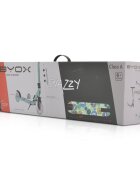 Byox Trotineta pliabila pentru copii Snazzy Mov de la 8 aniCadru din aluminiuAmortizor frontalRoti ABEC-7 din PU cu lumini LEDInaltime ghidon ajustabila 75-89 cmBaza antialunecareFrana de mana si cric inclus