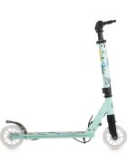 Byox Trotineta pliabila pentru copii Snazzy Verde de la 8 aniCadru din aluminiuAmortizor frontalRoti ABEC-7 din PU cu lumini LEDInaltime ghidon ajustabila 75-89 cmBaza antialunecareFrana de mana si cric inclus