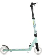 Byox Trotineta pliabila pentru copii Snazzy Verde de la 8 aniCadru din aluminiuAmortizor frontalRoti ABEC-7 din PU cu lumini LEDInaltime ghidon ajustabila 75-89 cmBaza antialunecareFrana de mana si cric inclus