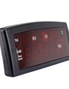 Caixing Ceas cu afisaj led rosu calendar alarma format ampm