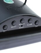 Caixing Ceas digital afisaj led rosu data alarma temperatura Negru