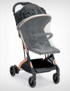 CAM Carucior sport Compass 2.0 Jacquard Nero 0-4 ani spatar reglabil suspensii sistem tip troller suport picioare ajustabil + accesorii