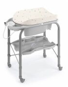 CAM Masa de baie pliabila bio Deluxe cu cadita anatomica si roti