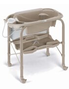 CAM Masa de baie pliabila bio Deluxe cu saltea de infasat bej