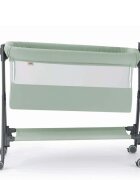 CAM Patut Sempreconte Air Mint co-sleeper 2 in 1 cu laterala culisanta setare unghiulara roti geanta voiaj reglabil in 8 pozitii pe inaltime