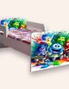 CameraMagica Pat pentru copii Emotii cu manere 2-8 ani 140x70 cm