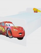 CameraMagica Pat pentru copii Fulger Mcqueen cu saltea 2-12 ani 160x80 cm