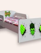 CameraMagica Pat pentru copii Halk cu manere 2-12 ani 160x80 cm