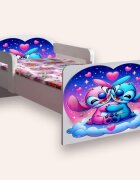 CameraMagica Pat pentru copii Lilo si Stitch cu manere 2-8 ani 140x70 cm