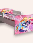 CameraMagica Pat pentru copii My Little Pony varianta 2 cu manere 2-8 ani 140x70 cm