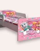 CameraMagica Pat pentru copii Paw Patrol cu manere si saltea 2-12 ani 160x80 cm