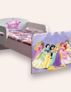 CameraMagica Pat pentru copii Printese cu manere 2-8 ani 140x70 cm